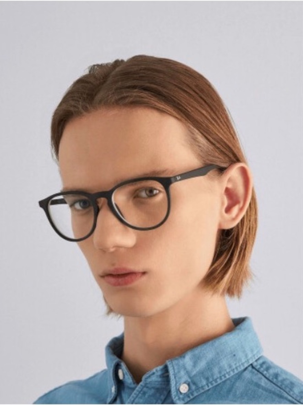 🆕 👓 Ray-Ban Erika Optics RB7046 Matte Black Phantos Glasses Frame NIB Unisex - Picture 6 of 13